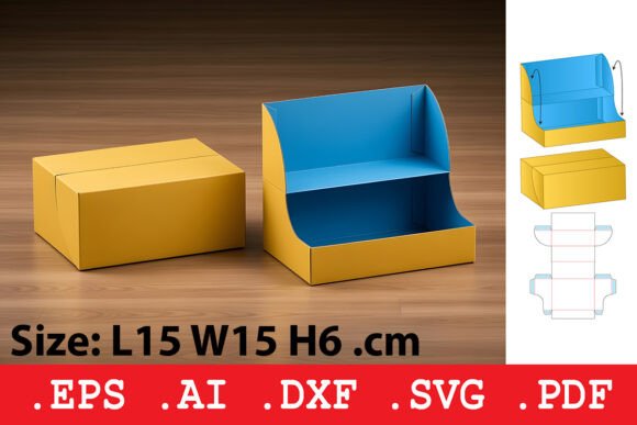 Countertop Display Shelf Box Template Review