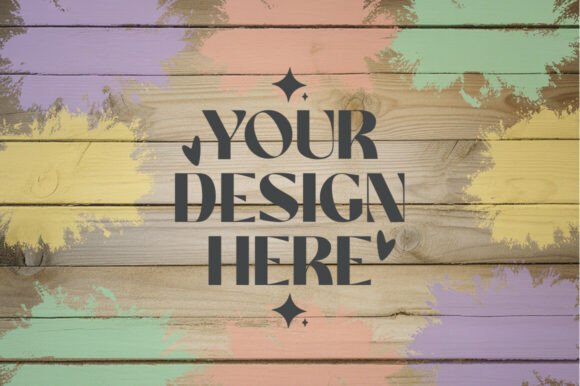Easter Product Background Mockup 11 Graphics and Product Mockups