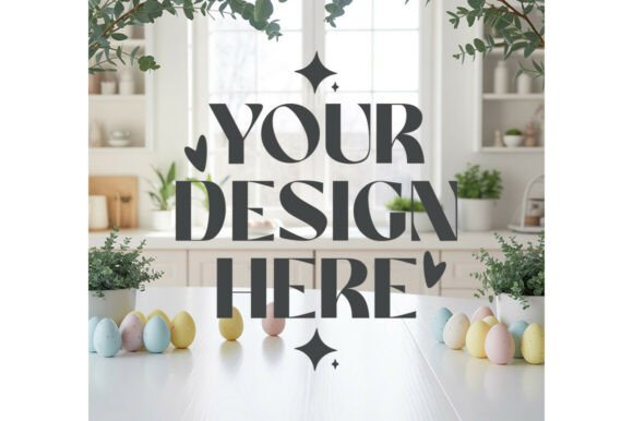 Easter Product Background Mockup 13 for Graphics and Product Mockups