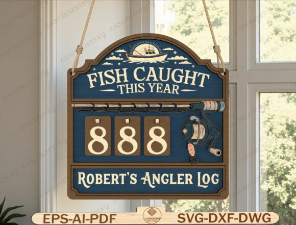 Fish Caught This Year Tracker Laser Cut Graphics and Graphic Templates Review