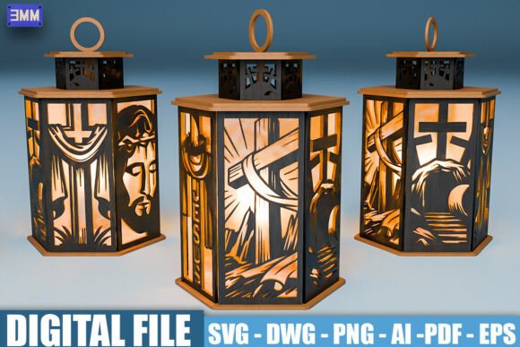 Jesús Lantern SVG Graphics and Crafts Review