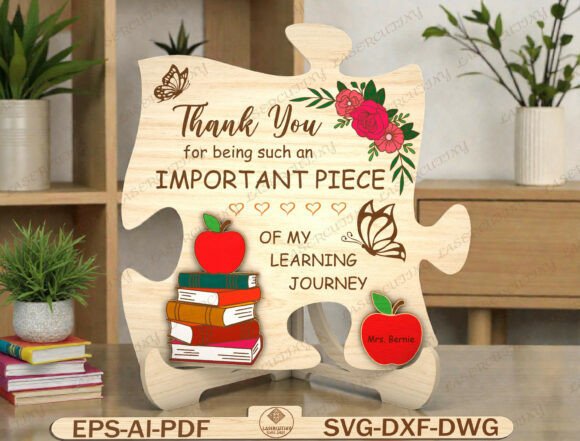 Personalized Thank You Teacher Sign SVG Graphics Review