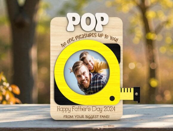 Pop Tape Measure Photo Frame SVG: Graphics and Graphic Templates Review