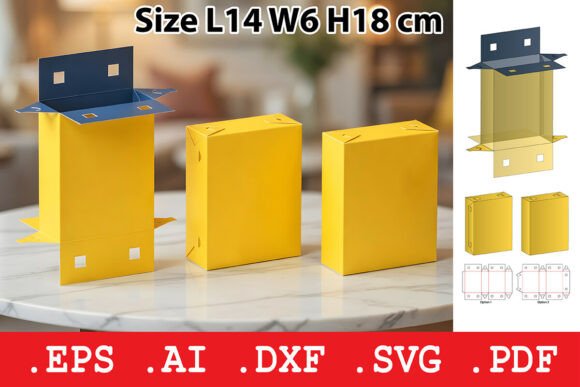 Vertical Locking Counter Display Box: Graphics for Boxes Amp