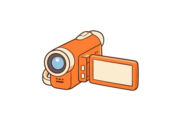 Video Camera with Flip Screen Display Graphics and Illustrations Review